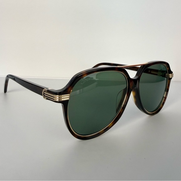 NWT!!! Cartier men sunglasses CT0159SA 002 Authentic Retail 1050$ - Picture 2 of 7